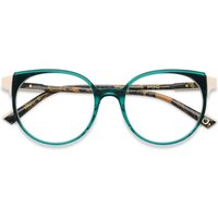 Etnia Barcelona Romanova GR Women’s Eyeglasses Green Size 50 - Blue Light Block Available