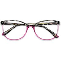 Etnia Barcelona Veracruz ZEPU Women’s Eyeglasses Purple Size 53 - Blue Light Block Available