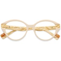 Etnia Barcelona Mixura No2 WHZE Women’s Eyeglasses White Size 50 - Blue Light Block Available