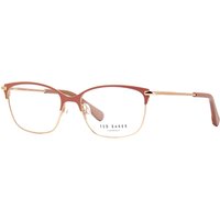 Ted Baker TB2253 Ines 214 Men's Eyeglasses Brown Size 53 - Blue Light Block Available