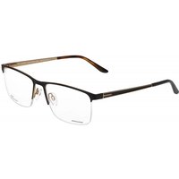 Jaguar 33130 6100 Men's Eyeglasses Black Size 57 - Blue Light Block Available