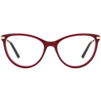 Carolina Herrera HER 0219 6K3 Women’s Eyeglasses Burgundy Size 55 - Blue Light Block Available