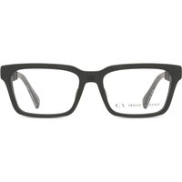 Armani Exchange AX3116F Asian Fit 8078 Men's Eyeglasses Black Size 55 - Blue Light Block Available