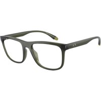 Armani Exchange AX3101U 8341 Men's Eyeglasses Green Size 55 - Blue Light Block Available