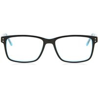 男性用 正方形 アセテート 青 サングラス - アンチブルーライト - SmartBuy Collection
