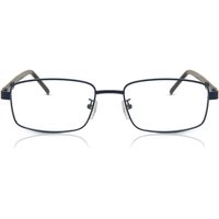 男性用 長方形 金属 青 サングラス - アンチブルーライト - SmartBuy Collection