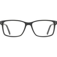 男性用 正方形 プラスチック 黒 サングラス - アンチブルーライト - SmartBuy Collection