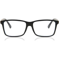 男性用 正方形 プラスチック 黒 サングラス - アンチブルーライト - SmartBuy Collection