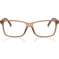 Square Full Rim Plastic Men's Prescription Eyeglasses Online Brown Size 54 - Free Lenses - Blue Light Block Available - SmartBuy Collection