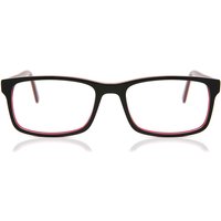男性用 長方形 プラスチック 赤 サングラス - アンチブルーライト - SmartBuy Collection
