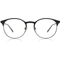 Oval Full Rim Metal Men's Prescription Eyeglasses Online Black Size 51 - Free Lenses - Blue Light Block Available - SmartBuy Collection