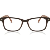 男性用 長方形 プラスチック 茶色 サングラス - アンチブルーライト - SmartBuy Collection