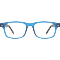 男性用 長方形 プラスチック 青 サングラス - アンチブルーライト - SmartBuy Collection