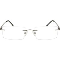 男性用 長方形 金属 灰色 サングラス - アンチブルーライト - SmartBuy Collection