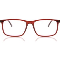 Square Full Rim Plastic Men's Prescription Eyeglasses Online Red Size 55 - Free Lenses - Blue Light Block Available - SmartBuy Collection