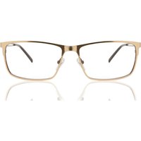 Square Full Rim Metal Men's Prescription Eyeglasses Online Gold Size 57 - Free Lenses - Blue Light Block Available - SmartBuy Collection