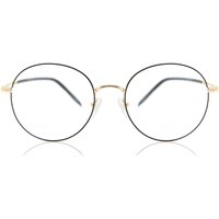 Round Full Rim Metal Men's Prescription Eyeglasses Online Black Size 52 - Free Lenses - Blue Light Block Available - SmartBuy Collection