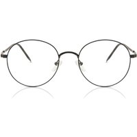 男性用 円形 金属 黒 サングラス - アンチブルーライト - SmartBuy Collection