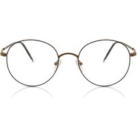 男性用 円形 金属 茶色 サングラス - アンチブルーライト - SmartBuy Collection