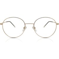 男性用 楕円形 金属 金色 サングラス - アンチブルーライト - SmartBuy Collection
