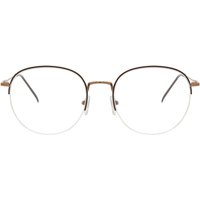 男性用 楕円形 金属 茶色 サングラス - アンチブルーライト - SmartBuy Collection