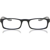 男性用 長方形 プラスチック 黒 サングラス - アンチブルーライト - SmartBuy Collection