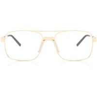 男性用 パイロット 金属 金色 サングラス - アンチブルーライト - SmartBuy Collection