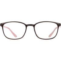 女性用 長方形 プラスチック 黒 サングラス - アンチブルーライト - SmartBuy Collection