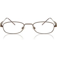 男性用 楕円形 金属 茶色 サングラス - アンチブルーライト - SmartBuy Collection