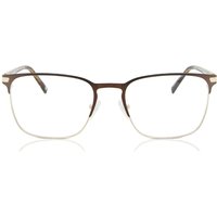 Square Full Rim Metal Men's Prescription Eyeglasses Online Brown Size 53 - Free Lenses - Blue Light Block Available - SmartBuy Collection