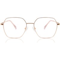 男性用 Geometric 金属 Rose-金色 サングラス - アンチブルーライト - SmartBuy Collection