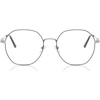 男性用 楕円形 金属 黒 サングラス - アンチブルーライト - SmartBuy Collection