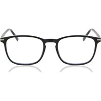 Square Full Rim Plastic Men's Prescription Eyeglasses Online Black Size 52 - Free Lenses - Blue Light Block Available - SmartBuy Collection