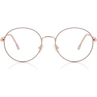 男性用 円形 金属 ピンク サングラス - アンチブルーライト - SmartBuy Collection