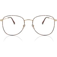 Oval Full Rim Metal Men's Prescription Eyeglasses Online Gold Size 55 - Free Lenses - Blue Light Block Available - SmartBuy Collection