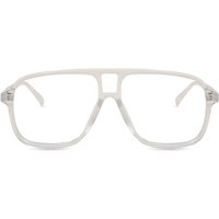 Pilot Full Rim Polycarbonate Men's Prescription Eyeglasses Online Clear Size 55 - Free Lenses - Blue Light Block Available - SmartBuy Collection