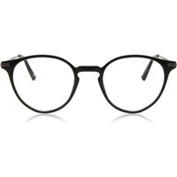 男性用 楕円形 プラスチック 黒 サングラス - アンチブルーライト - SmartBuy Collection