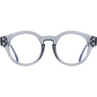 男性用 楕円形 プラスチック クリア サングラス - アンチブルーライト - SmartBuy Collection