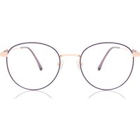 男性用 楕円形 金属 Purple サングラス - アンチブルーライト - SmartBuy Collection