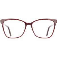 Cat Eye Full Rim Plastic Women’s Prescription Eyeglasses Online Red Size 55 - Free Lenses - Blue Light Block Available - SmartBuy Collection