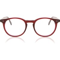 男性用 円形 プラスチック バーガンディ サングラス - アンチブルーライト - SmartBuy Collection