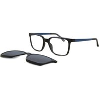 男性用 正方形 プラスチック 黒 サングラス - アンチブルーライト - SmartBuy Collection