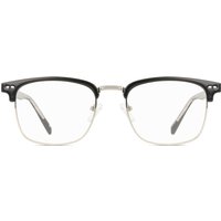 男性用 Browline 金属 黒 サングラス - アンチブルーライト - SmartBuy Collection