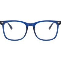 男性用 正方形 プラスチック 青 サングラス - アンチブルーライト - SmartBuy Collection
