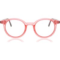 Oval Full Rim TR90 Women’s Prescription Eyeglasses Online Red Size 46 - Free Lenses - Blue Light Block Available - SmartBuy Collection