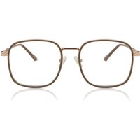 Square Full Rim TR90 Men's Prescription Eyeglasses Online Brown Size 51 - Free Lenses - Blue Light Block Available - SmartBuy Collection