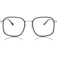 Square Full Rim TR90 Men's Prescription Eyeglasses Online Black Size 51 - Free Lenses - Blue Light Block Available - SmartBuy Collection