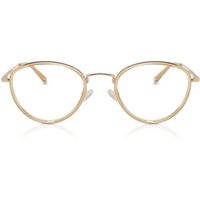 Oval Full Rim TR90 Men's Prescription Eyeglasses Online Brown Size 51 - Free Lenses - Blue Light Block Available - SmartBuy Collection