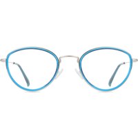 男性用 楕円形 TR90 青 サングラス - アンチブルーライト - SmartBuy Collection