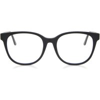 Oval Full Rim Plastic Men's Prescription Eyeglasses Online Black Size 52 - Free Lenses - Blue Light Block Available - SmartBuy Collection